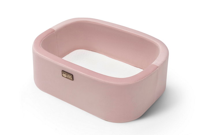 Hanah Home Cuna Hier Rosa y Nogal